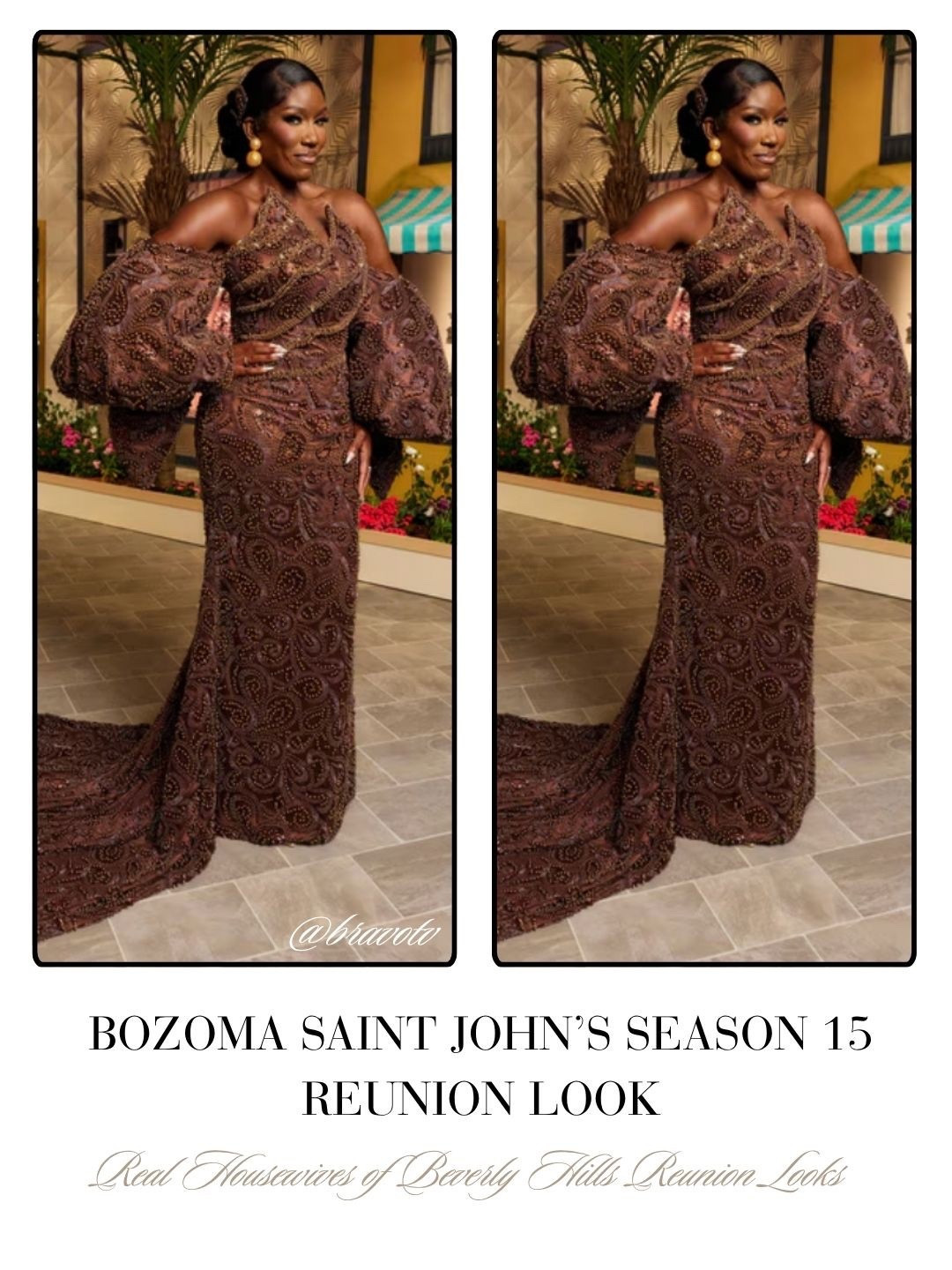 Bozoma Saint John’s Season 15 Reunion Look is Custom Mimmy Yeboah // Shop Similar  📸 + Info: Bravo TV 