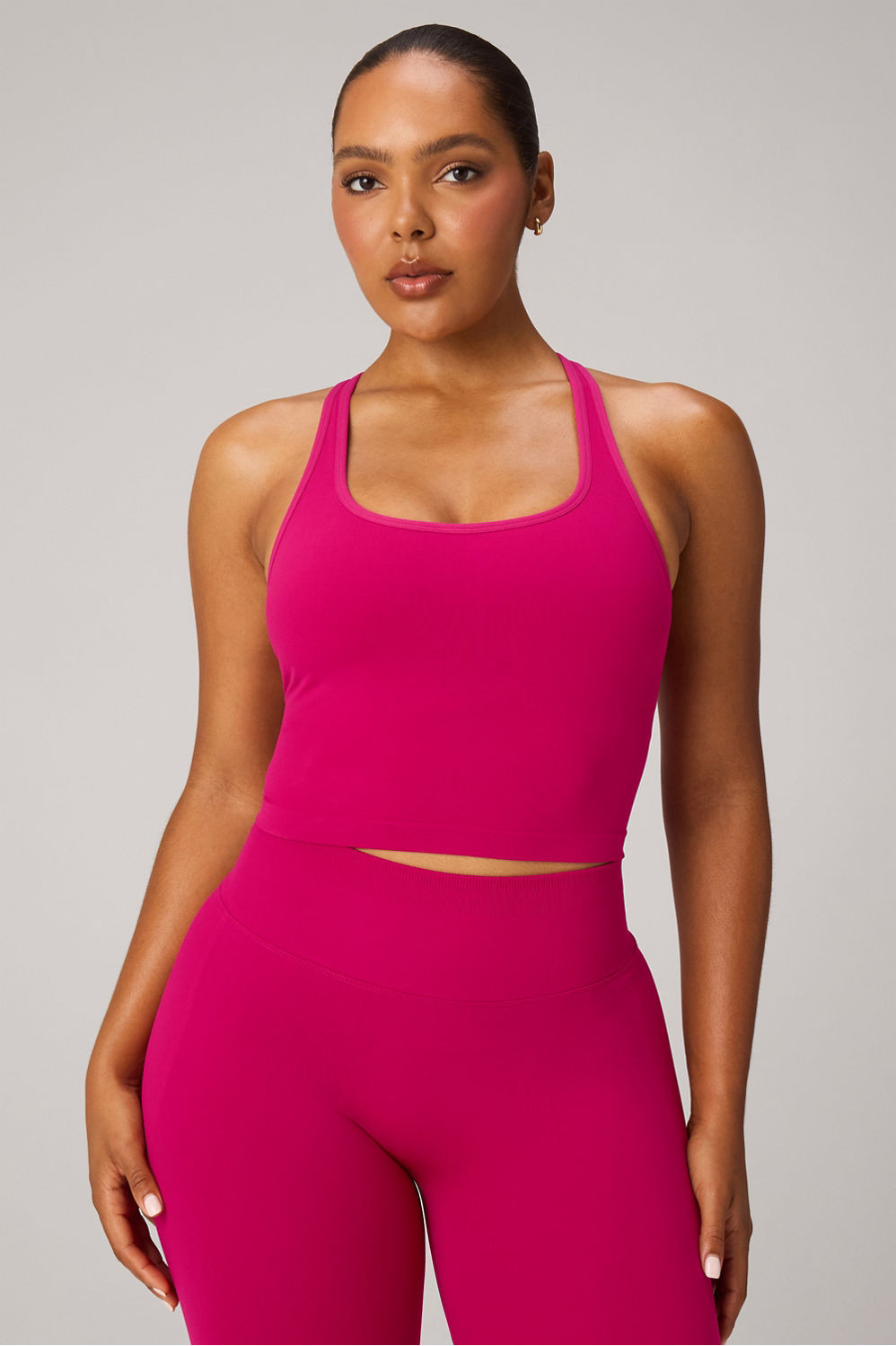 Seamless Cropped Built-In Bra Tank (742)LIMITED TIME OFFER: 80% OFF: $14.98Non-Member: $74.95 | Fabletics