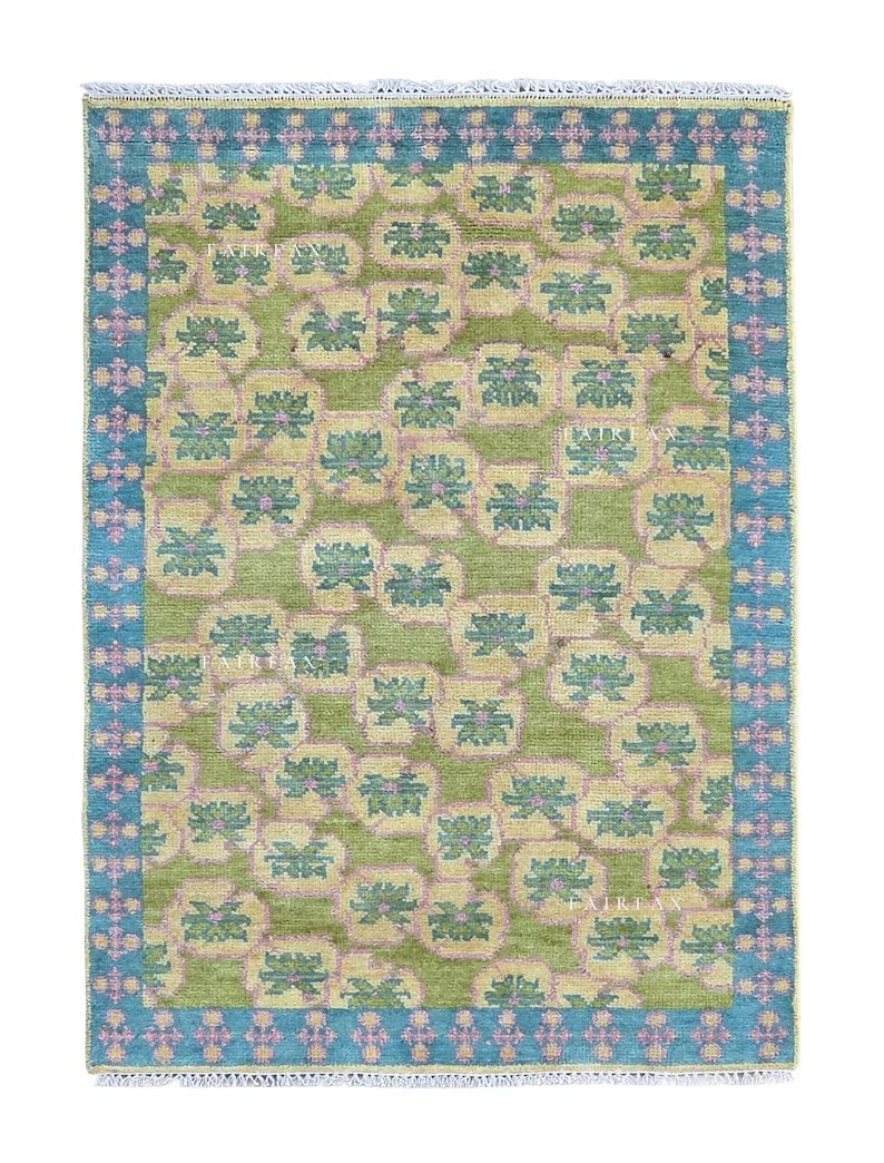 Hand Knotted Wool Persian Rug • Green Teal Oriental Carpet • All Sizes • Trending 2026 Colors preppy style, preppy, southern, southern style, preppy home, southern home, colorful rug, modern rug, preppy living room, colorful living room