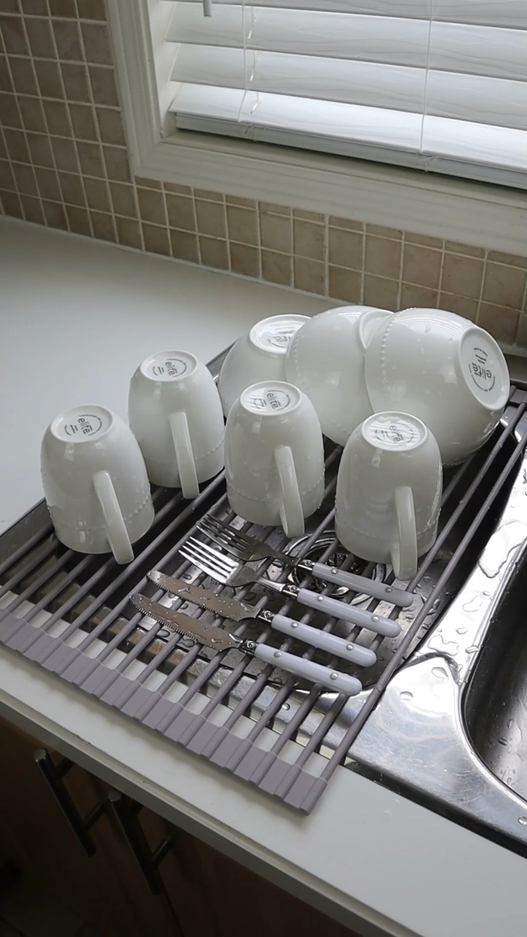 Sale Alert! This drying rack rolls out onto your sink and allow you to dry plates, cutlery, veggies & fruits. It is currently on sale for 38% off! 

#LTKhome #LTKsalealert #LTKunder50