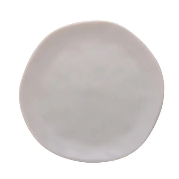 Prato raso em cerâmica Copa&Cia Organic 26cm gelo - Camicado | Camicado (BR)