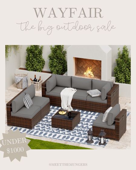 Wayfair Outdoor Sale, Sectionals under $1000

patio furniture / patio / backyard / outdoor furniture / affordable patio set / wayfair / summer




#LTKsalealert #LTKhome #LTKSeasonal