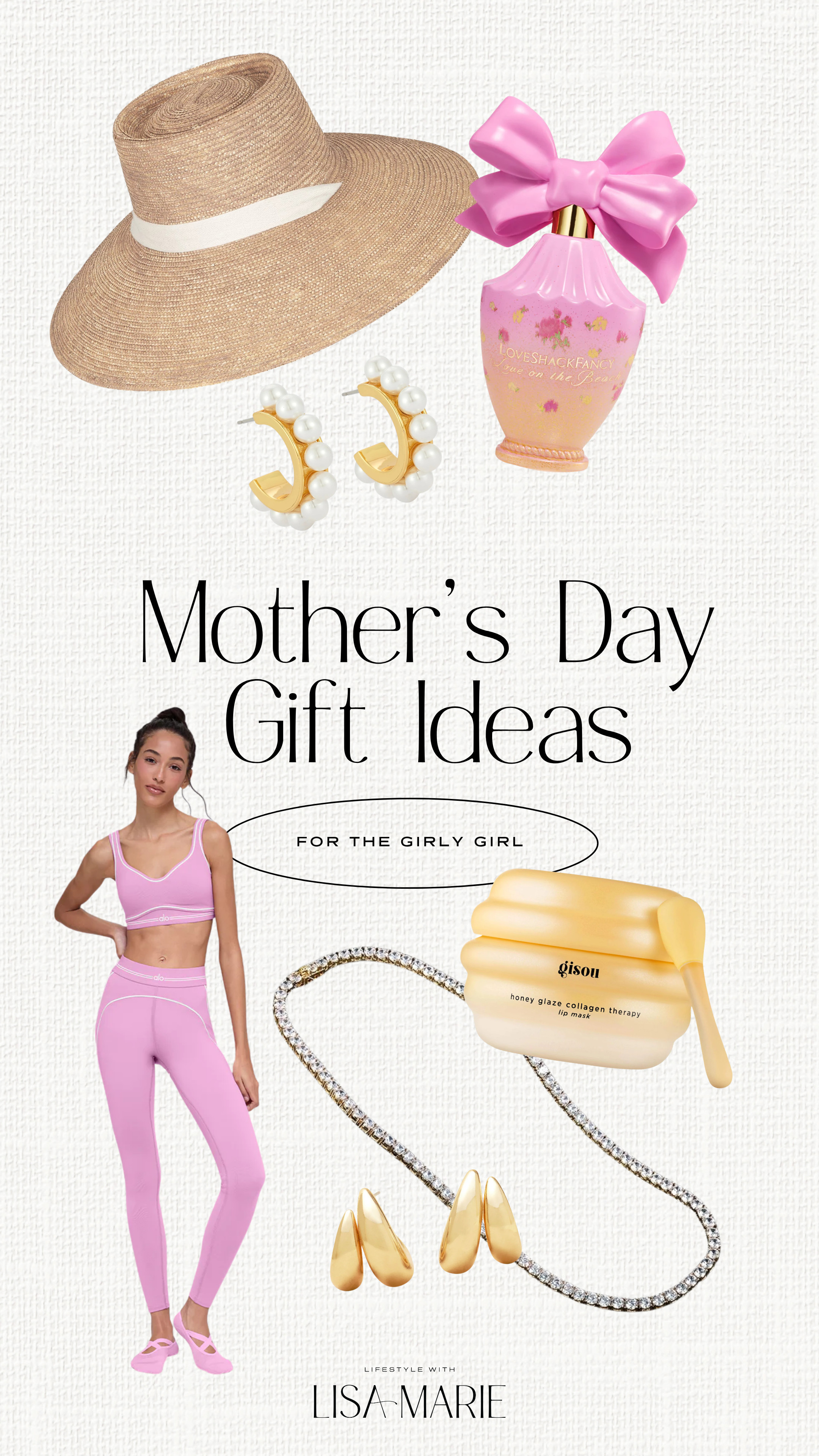 Mother's Day gift ideas for the girly girl mom who loves glam, beauty, cosmetics, jewelry, perfume, accessories, athleisure and all things pink. 

 #LTKMothersDay #LTKmomlife #LTKBeauty