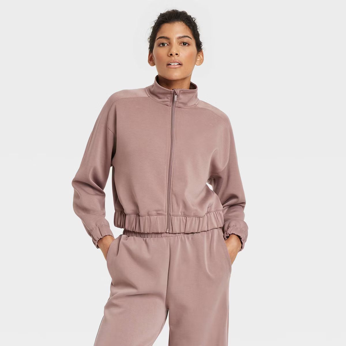 Women's Airy Sleek Full Zip Jacket - All In Motion™ | Target