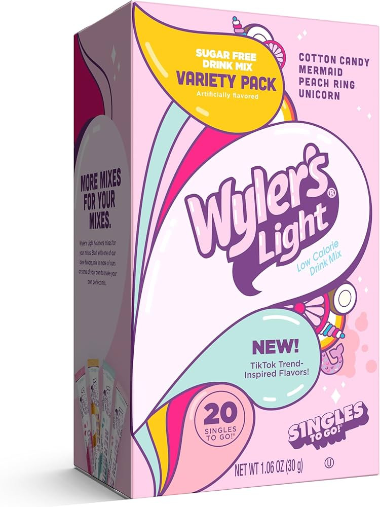 Wyler's Light Singles to Go Powder Packets, Water Drink Mix,... | Amazon (US)