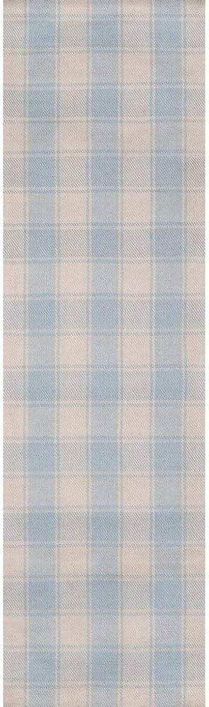 Erin Gates by Momeni Marlborough Charles Light Blue Hand Woven Wool Runner 2'3" X 8' | Amazon (US)