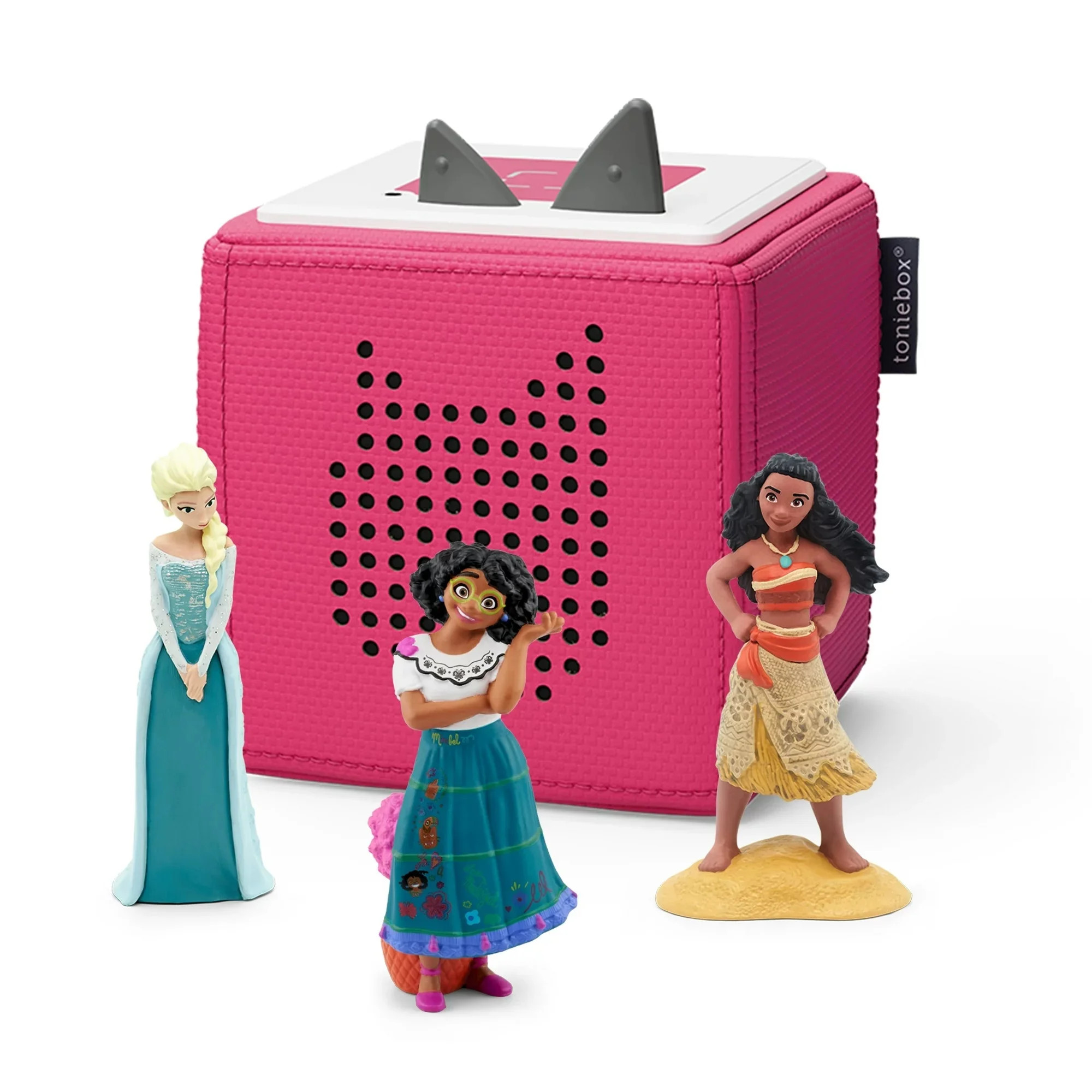 Pre-Owned Tonies Disney Toniebox Audio Player Bundle with Elsa, Moana, and Mirabel, Multicolor, W... | Walmart (US)