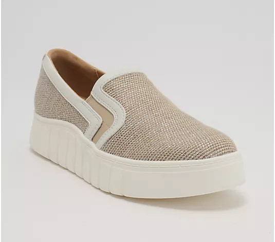 Clarks Collection Slip-On Sneakers -Mykah Shine - QVC.com | QVC