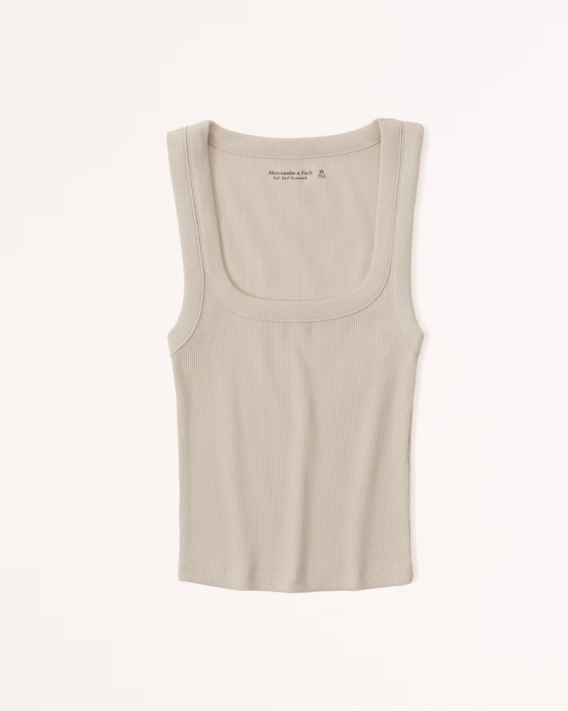 Essential Rib Boy Tank | Abercrombie & Fitch (US)