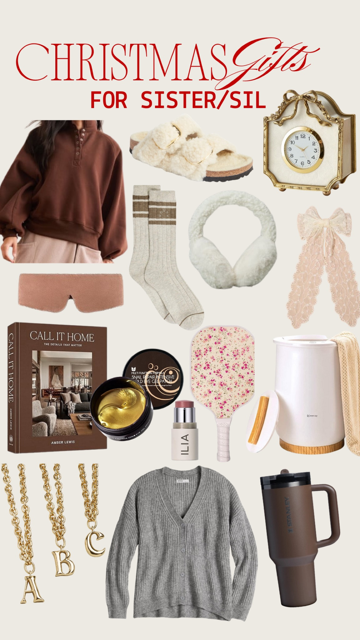 Christmas gifts for sister/ sister in law! These gifts could honestly work for any woman in your life! 🤗

#LTKHoliday #LTKSeasonal #LTKGiftGuide