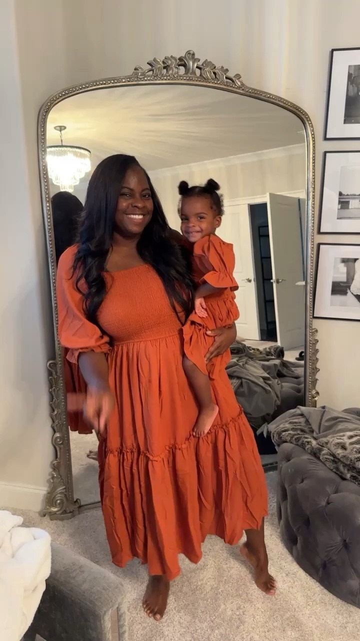 Matching mommy and me holiday dresses. 

#LTKHoliday #LTKkids #LTKSeasonal