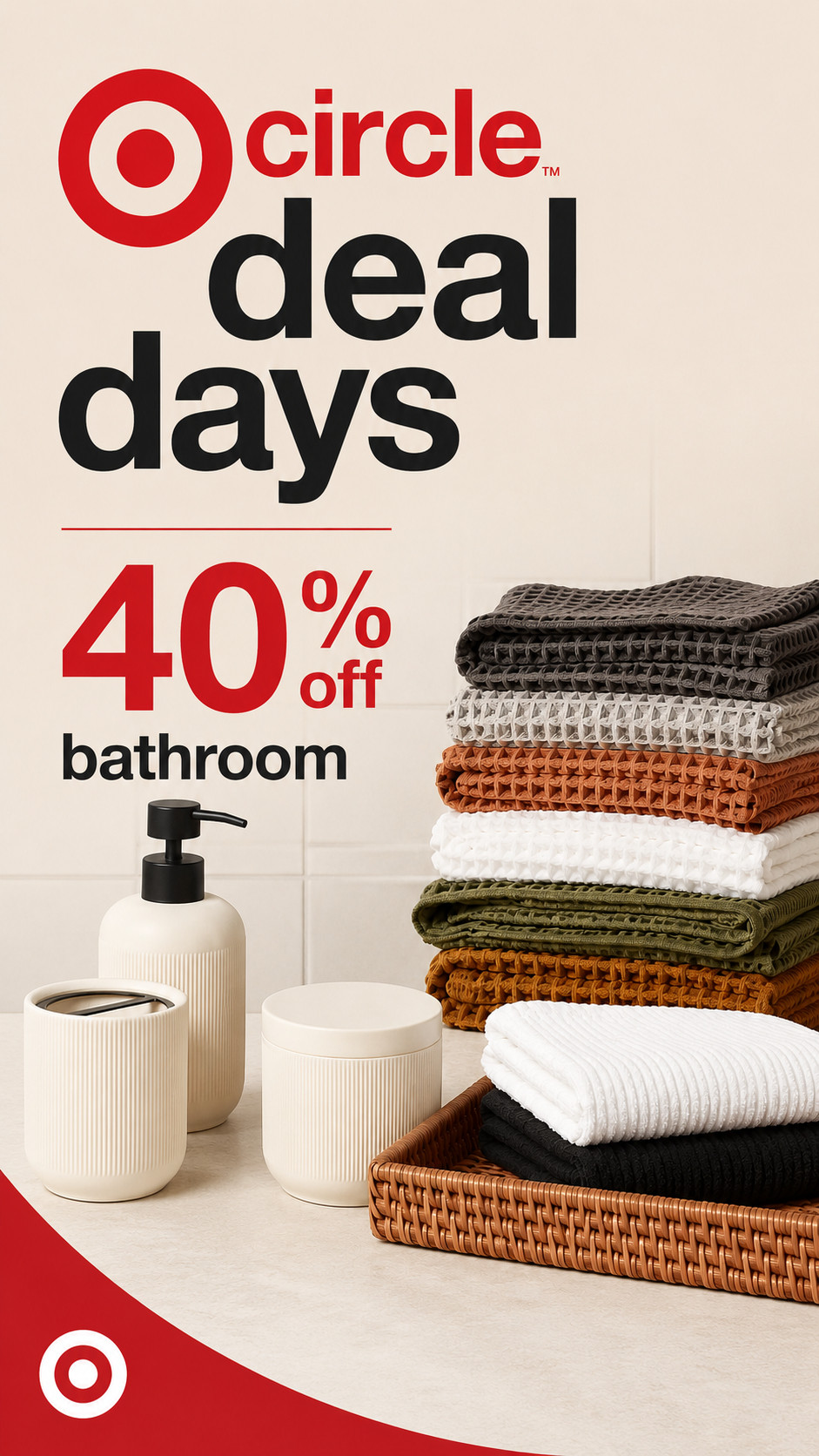 Target circle days- up to 40% off bathroom finds!  

 #LTKHome #LTKSaleAlert