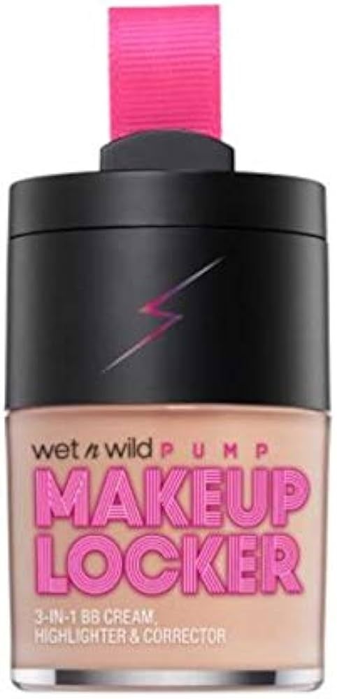 wet n wild Makeup Locker- 3-In-1 Sheer BB Cream, Highlighter & Corrector (174 Light) | Amazon (US)