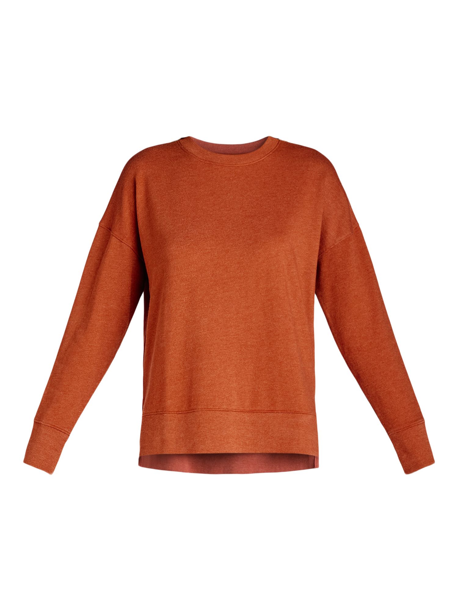 Time and Tru Women’s Crewneck Sweatshirt with High-Low Hem, Sizes XS-XXXL | Walmart (US)