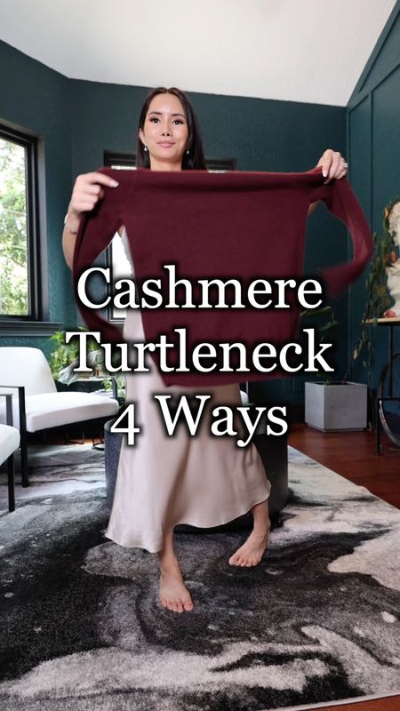 An AFFORDABLE cashmere turtleneck. Here are four ways to wear and style it for this fall! It’s perfect for fall and also for winter outfits as well. It is a must have in a fall capsule wardrobe and also a winter capsule wardrobe  

#LTKCon #LTKstyletip #LTKSeasonal