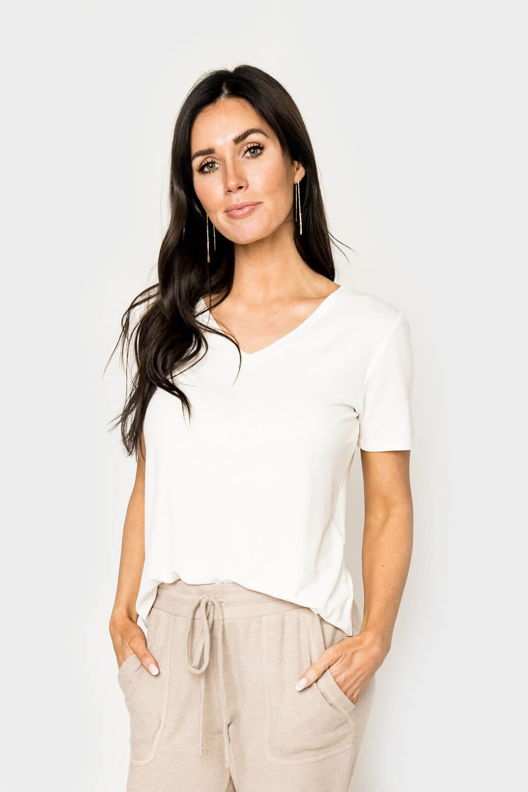 Felicity V-Neck Tee | Gibson