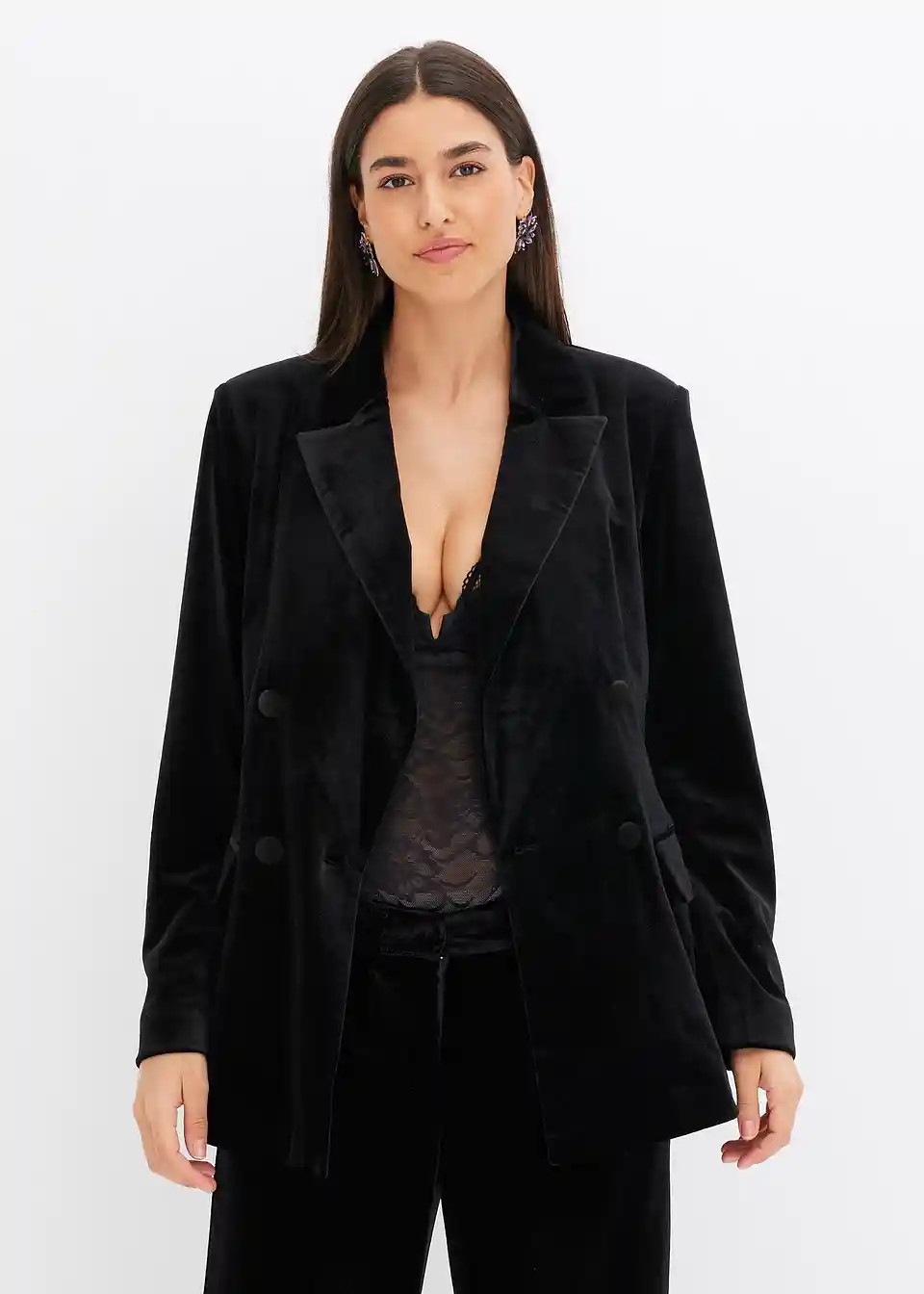 Blazer aus softem Samt | Bonprix DE