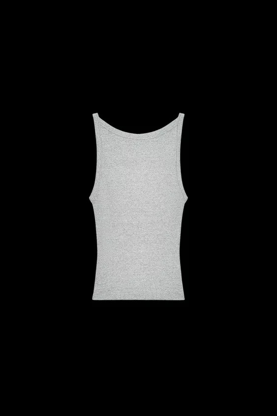 RIBBED HALTER TOP | Zara UK