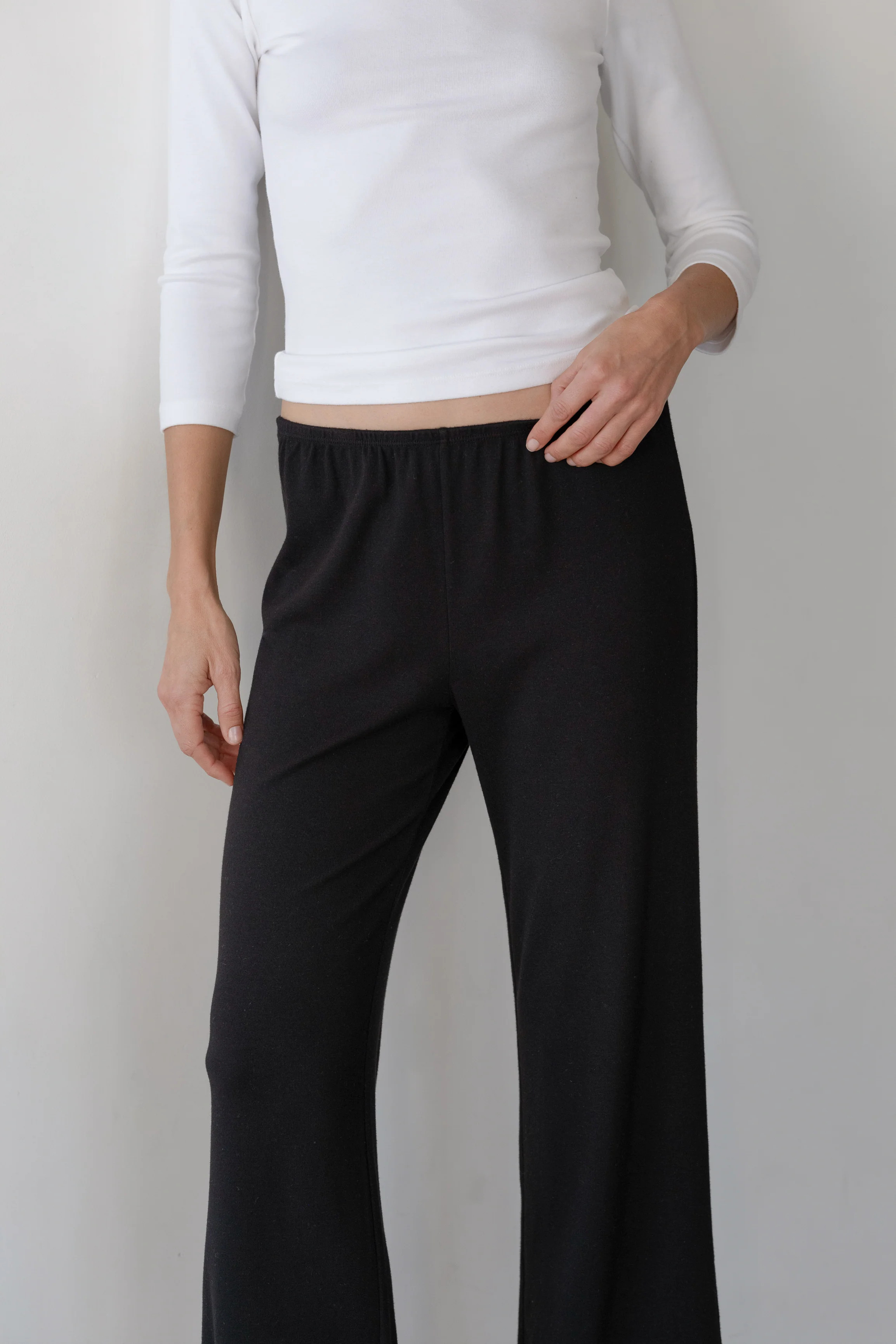 The Baby Rib Scallop Pant | DONNI.