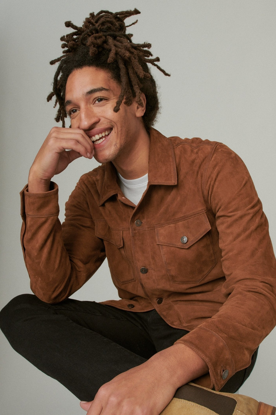 SUEDE TRUCKER JACKET | Lucky Brand
