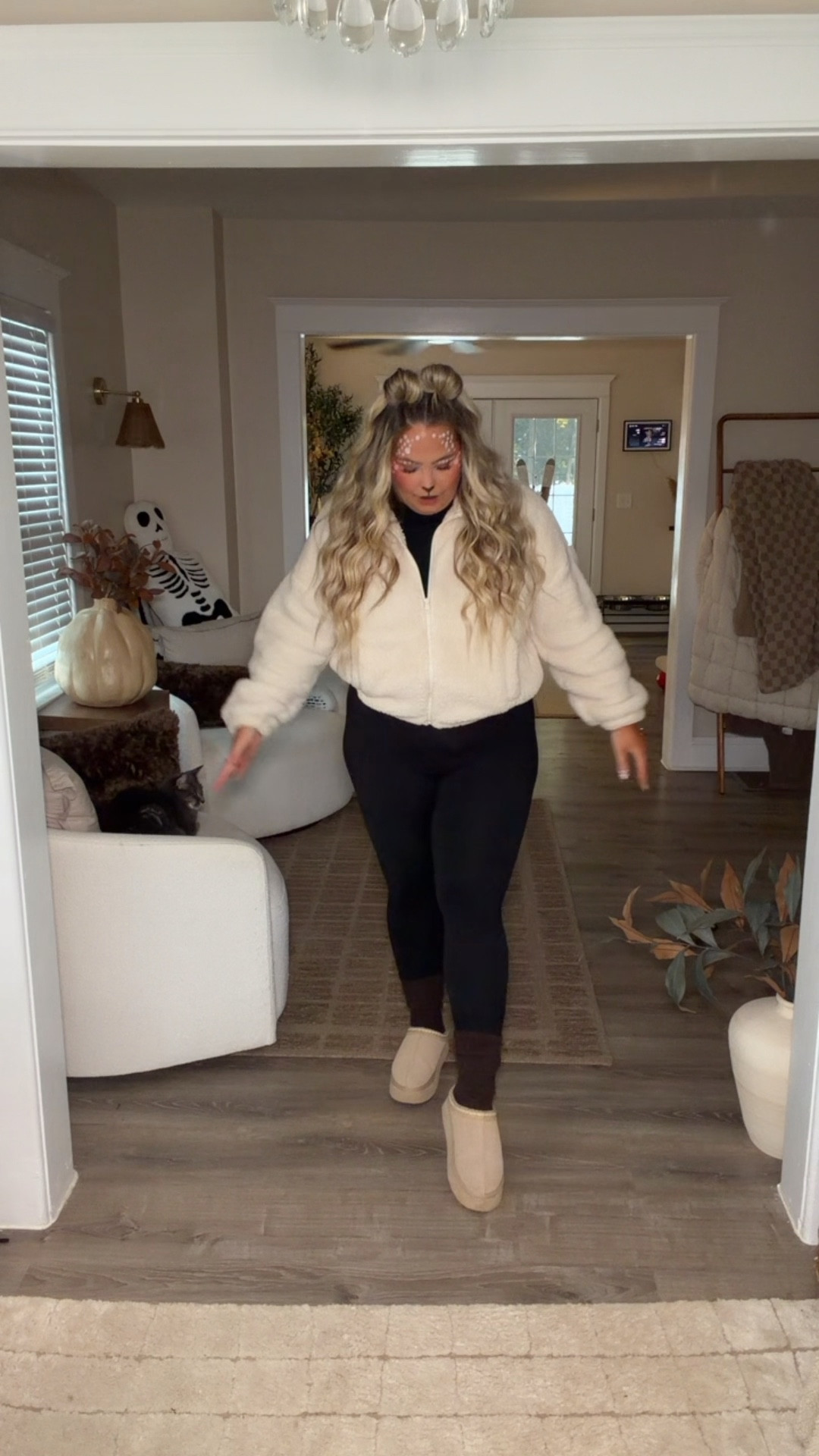 Easy deer Halloween costume for a cold night 🦌🤍

XL TOP
L LEGGINGG

#LTKSeasonal #LTKHalloween #LTKHoliday