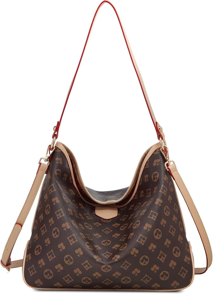 Hobo Bags for Women Nerdwax Leather Purse and Handbags Large Tote Bag Fashion Designer Shoulder Bags | Amazon (US)