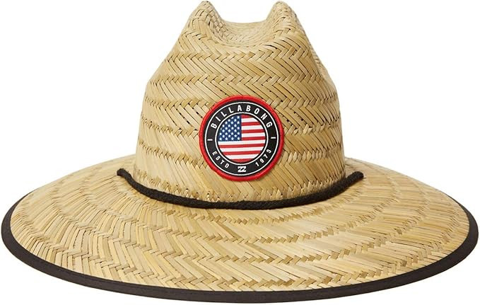 Billabong Men's Tides Print Straw Lifeguard Sun Hat | Amazon (US)