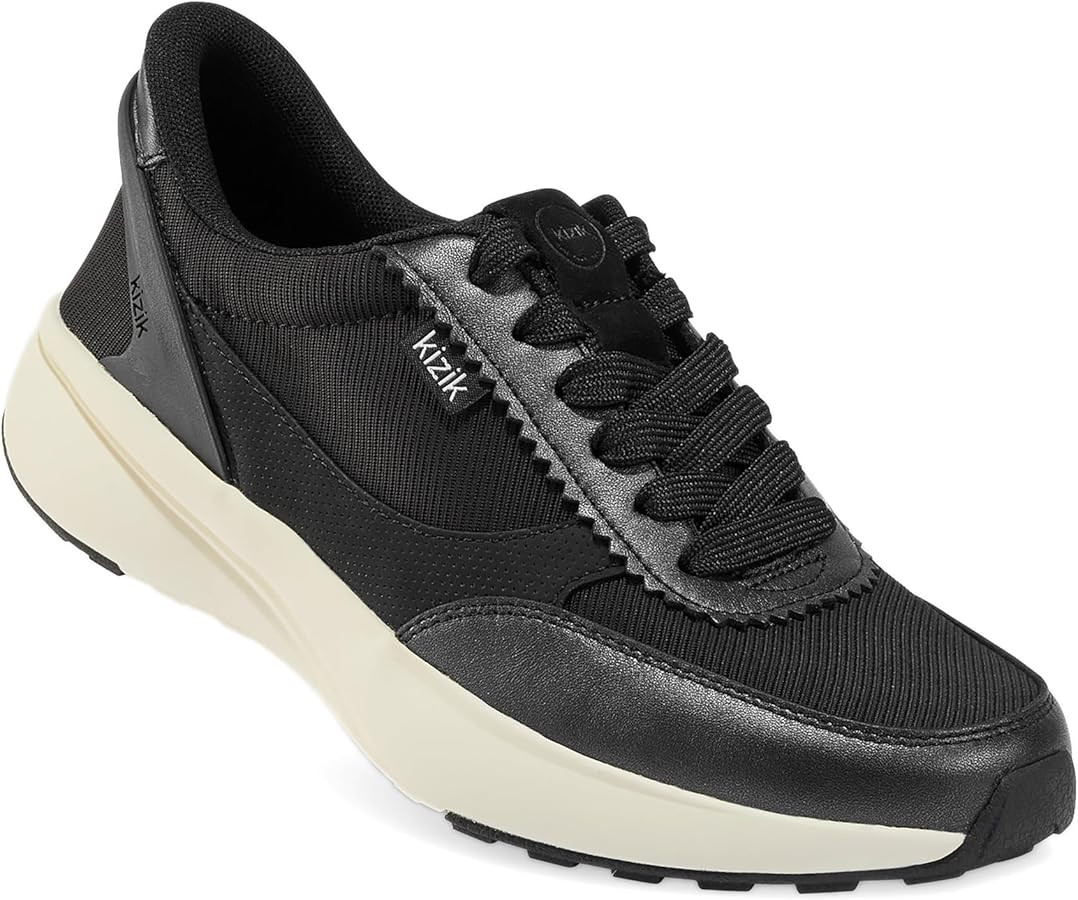 Kizik Womens Shoes: Paris - Comfortable, Breathable, Casual Slip On Sneakers, Full Grain Tumbled ... | Amazon (US)