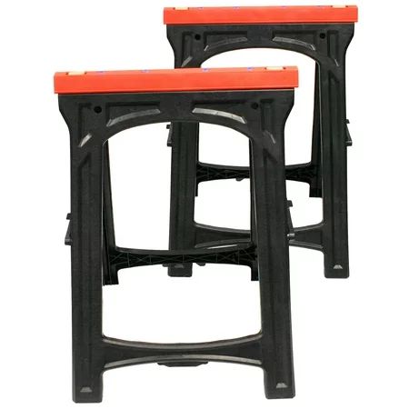 Professional Woodworker 1 Pair Folding Sawhorses | Walmart (US)