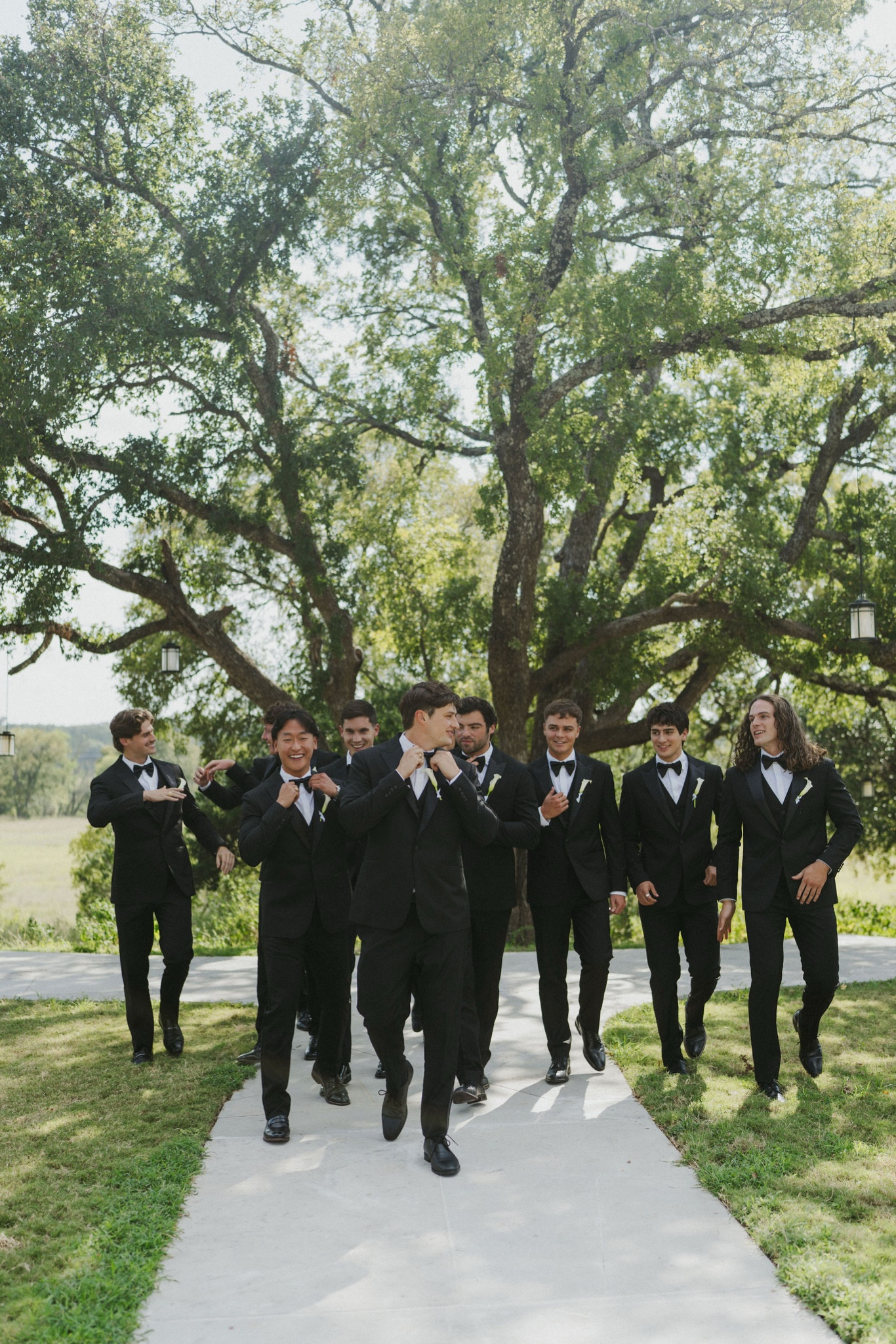 The most budget friendly & high quality tuxedo!! Hudson & his groomsmen look great! Code: Aubree #wedding #tuxedo #tux #groomsmen 

#LTKWedding