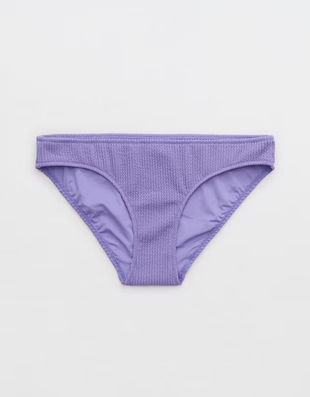 Aerie Crinkle Full Coverage Bikini Bottom | Aerie