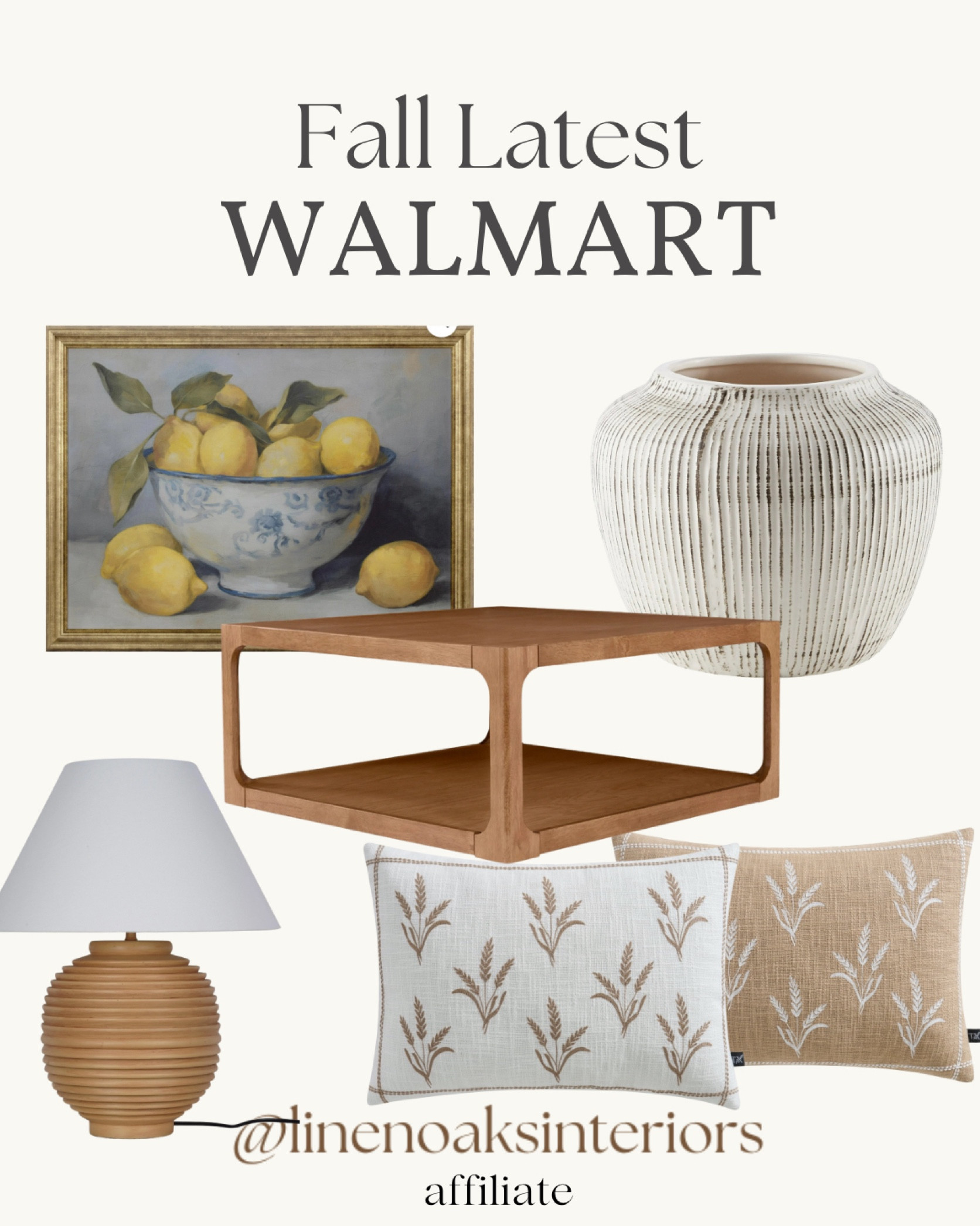 Walmart home finds! Coffee table- art- lemon art- table lamp- pillows- vase decor

Walmart home decor Walmart decor 

Neutral home

#LTKSeasonal #LTKFindsUnder50 #LTKHome