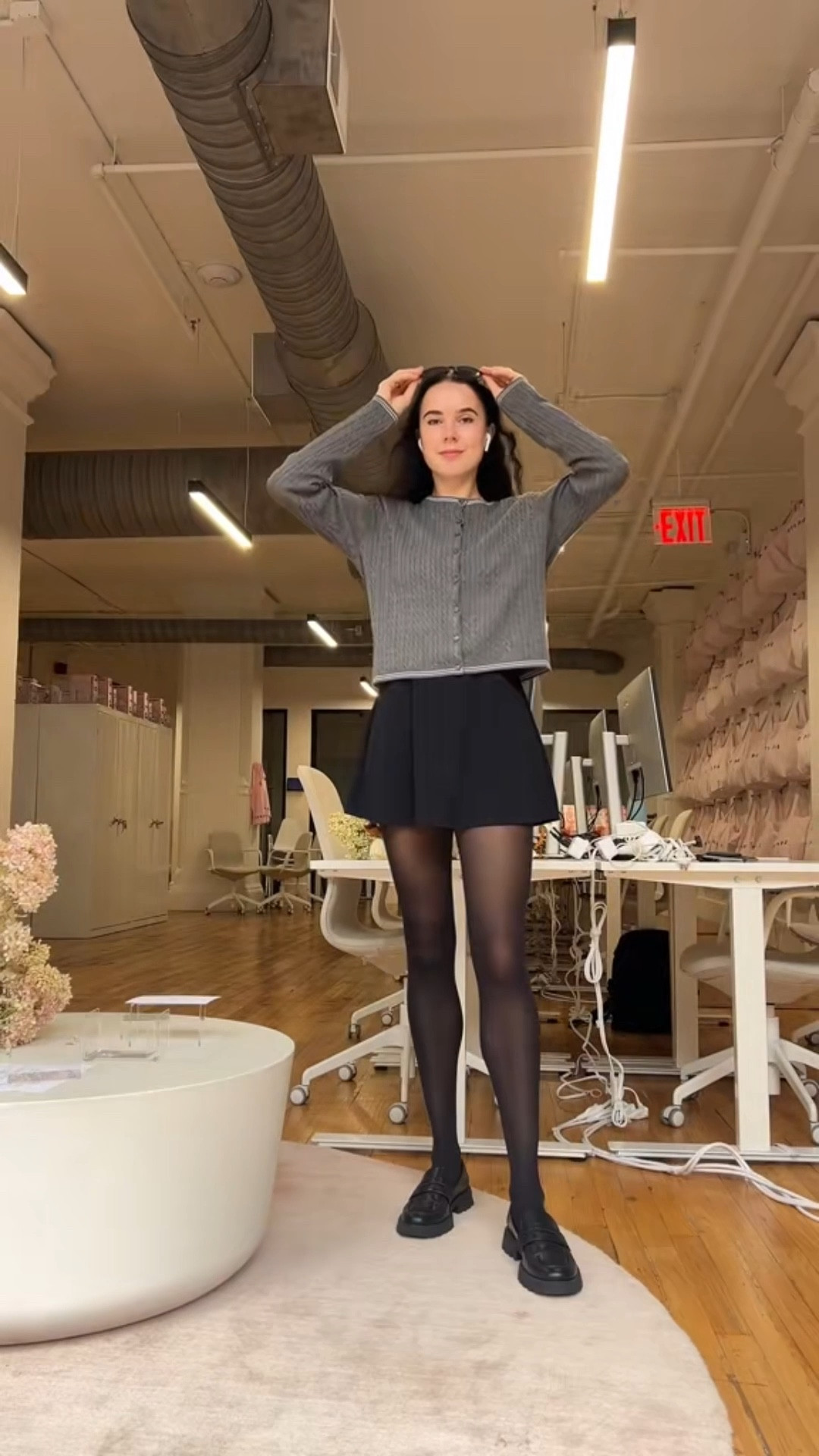 my early fall office OOTD 🍂 there’s nothing I love more than skirt + tights weather 😍

#LTKFallSale #LTKSeasonal #LTKFindsUnder50