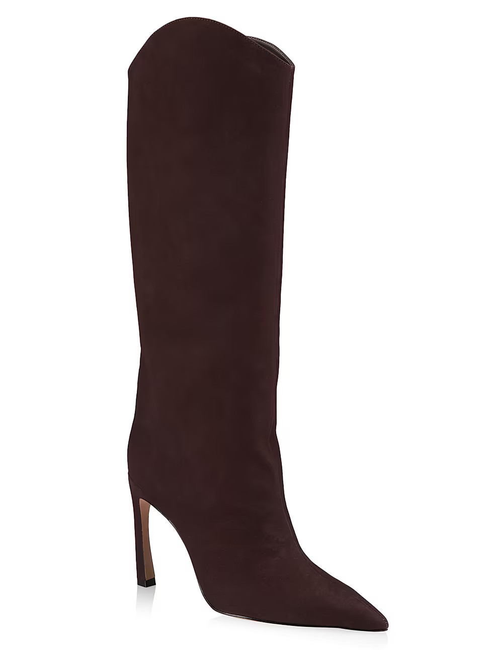 Maryana Sculpt 100MM Nubuck Knee-High Boots | Saks Fifth Avenue