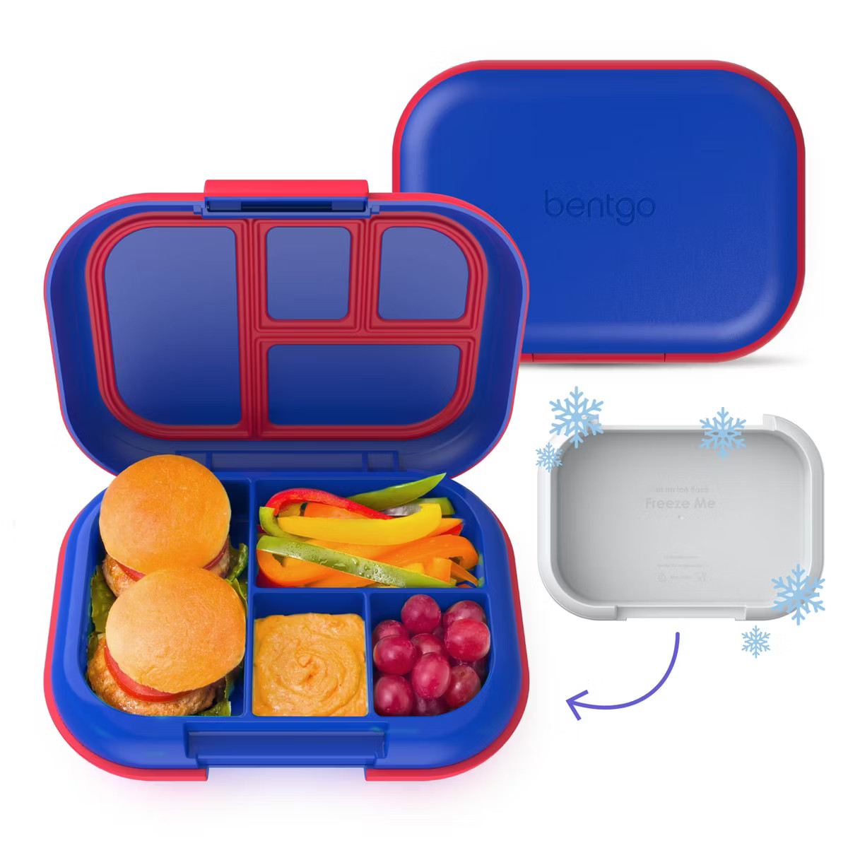 Bentgo Kids' Chill Leak-Proof Lunch Bento Box - Royally Blue: Storage Container, Ages 3-7 | Target