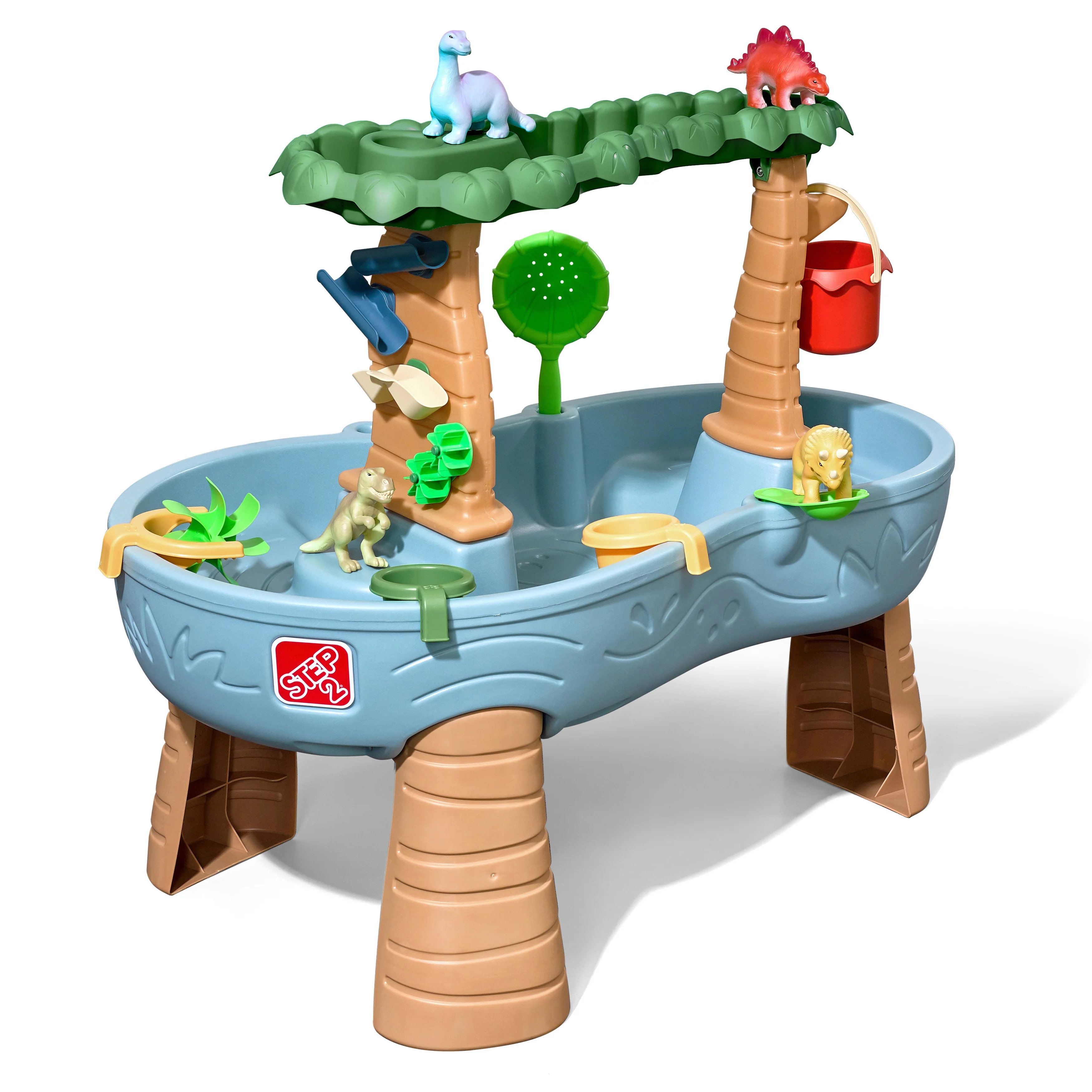 Step2 Dino Showers Gray Plastic Water Table for Toddlers with 13-piece Playset - Walmart.com | Walmart (US)