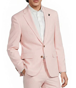 Corsa Di Cavalli Derby Collection Textured Slim Fit Suit Separates Jacket | Dillard's