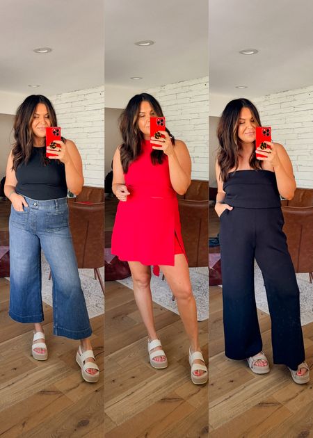 Spanx! 10% off plus free shipping with my code: BWCXSPANX
tank: XL
Wide Leg Crop Jeans: XL
Ribbed Red Top: 1X
ribbed Skort: 1X
Jumpsuit: XL


#LTKStyleTip #LTKMidsize #LTKFindsUnder100