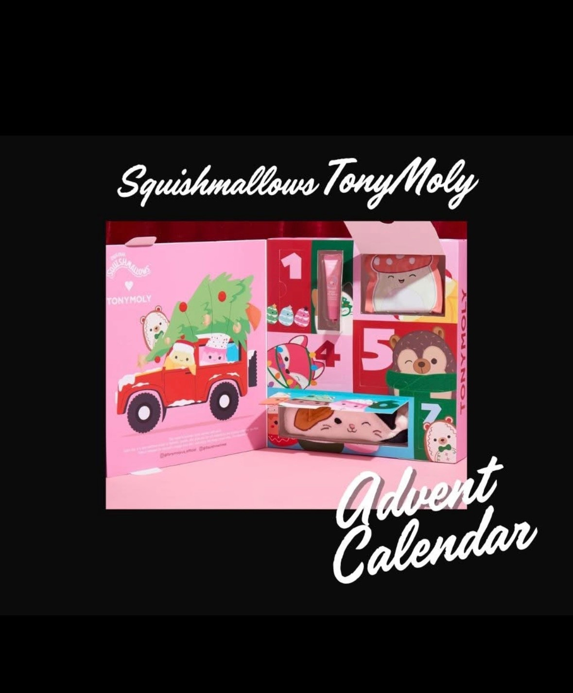 The cutest 7-day advent calendar is here! 🎁✨ This TONYMOLY × Squishmallows collab is packed with mini skincare treats, sheet masks, a cute keychain, and more. Such a fun, affordable gift for teens, tweens, or anyone obsessed with Squishmallows + K-beauty. Perfect for stockings, countdowns, or a little self-care surprise! 💖🧖‍♀️ 

AdventCalendar #TONYMOLY #Squishmallows #BeautyGifts #SkincareGifts #StockingStuffers #HolidayDeals #GiftIdeas2025 #CuteGiftIdeas #KBeautyFavorites

#LTKHoliday #LTKFindsUnder50 #LTKGiftGuide