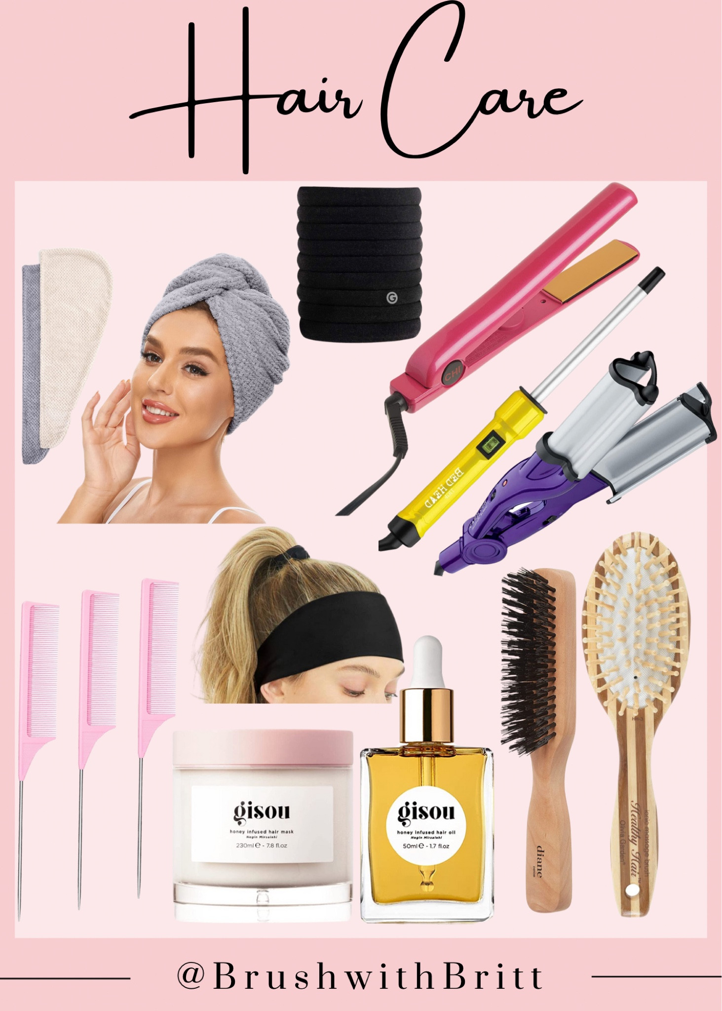 Hair care favorites! 💆‍♀️🪮🩷 | hair care, hair favorites, care for hair, styling tools, hair tools, brushes, combs, headbands, hair mask, hair oil, hair product, Amazon, gimme hair ties, crimper, beauty finds, beauty essentials, hair essentials  

#LTKbeauty #LTKunder100 #LTKunder50