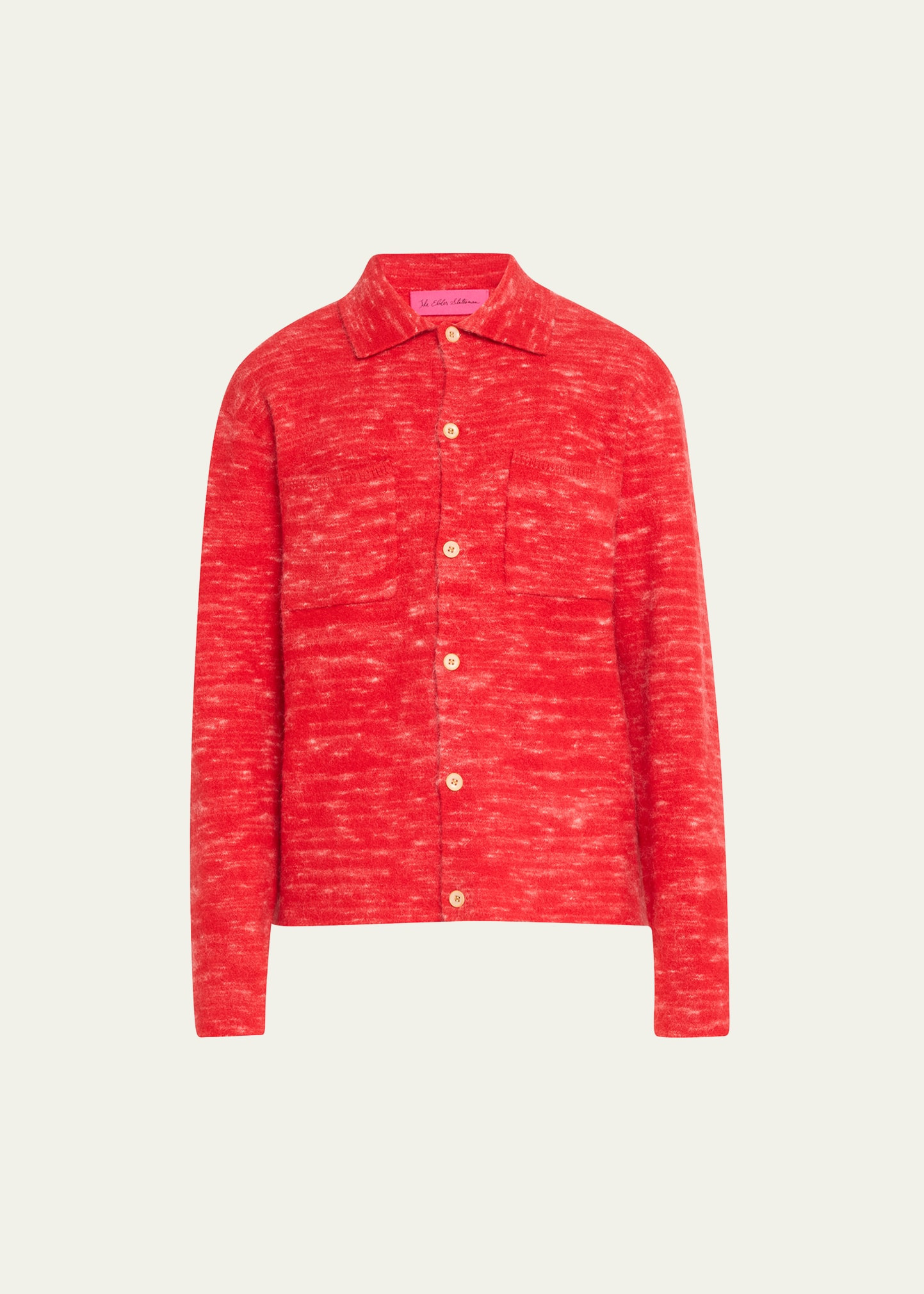 The Elder Statesman Men's Jasper Cashmere-Blend Overshirt | Bergdorf Goodman