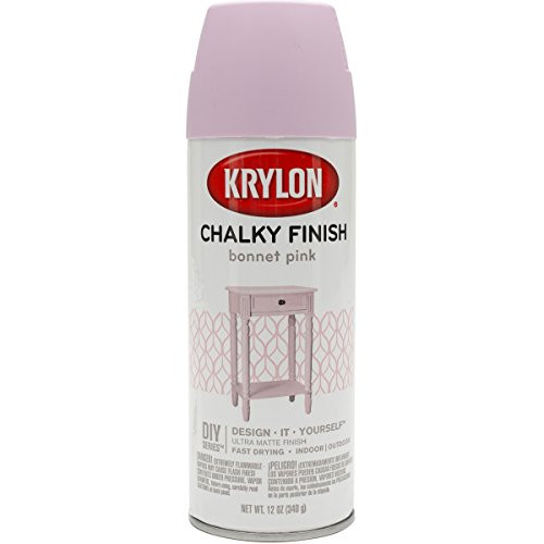 Krylon K04116000, Bonnet Pink, K04116007 Chalky Finish Spray Paint, 12 Ounce, (Pack of 1) | Amazon (US)
