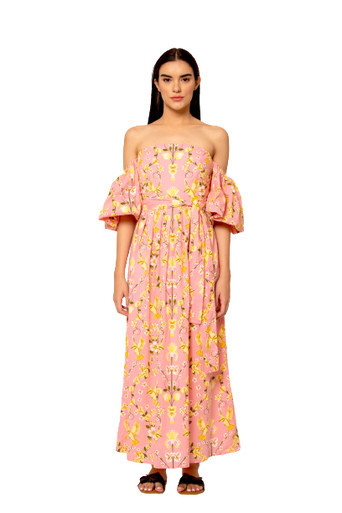 Beyond by Vera Leah Dress, Pink Veranda | Monkee's of Mount Pleasant