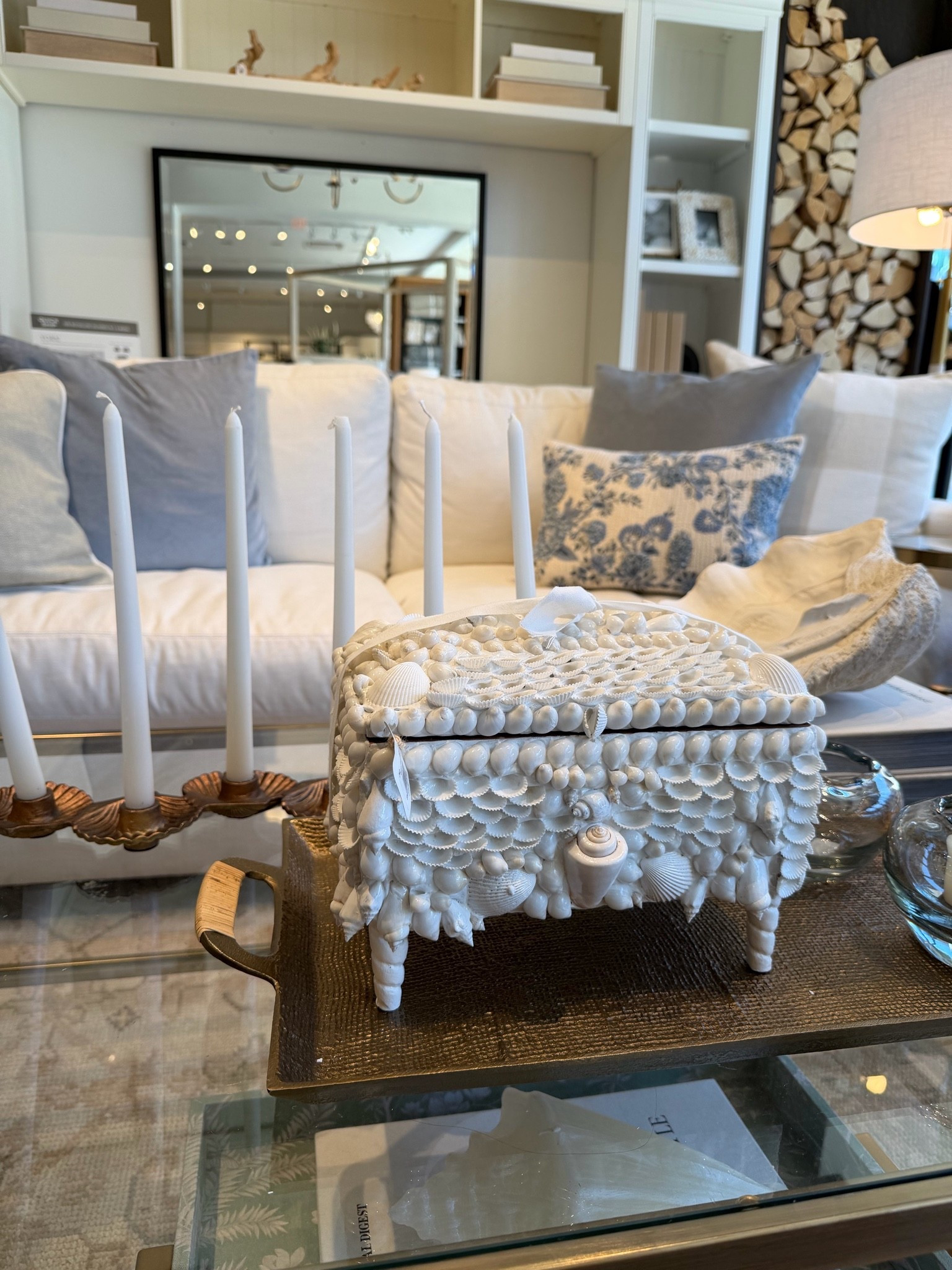Indoor Living Room.

Couch, box, coffee table, candle holder

#LTKHome #LTKSaleAlert
