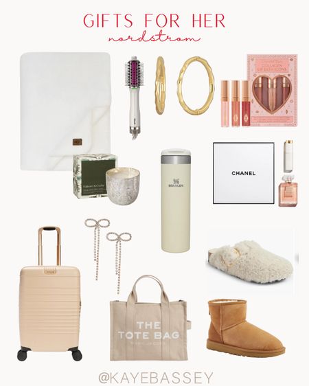 Nordstrom gift guide - Nordstrom gifts for her. Thoughtful and beautiful gifts for friends, moms, co-workers, aunts and more! 
• UGG boots and Birkenstock
• Stanley cup 
• Beis luggage 
• Jewelry 
• beauty sets 

#nordstrom #nordstromfinds #giftguide #giftideasforher #gifts

#LTKGiftGuide #LTKHoliday #LTKSeasonal