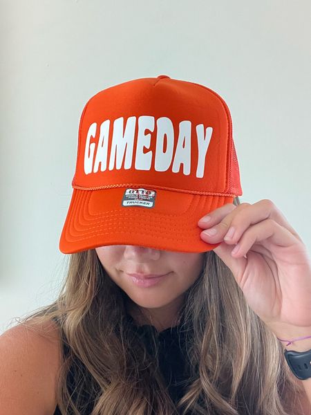 Orange Game Day Trucker Hat #gameday #gamedayaccessories

#LTKBacktoSchool #LTKSeasonal #LTKFind