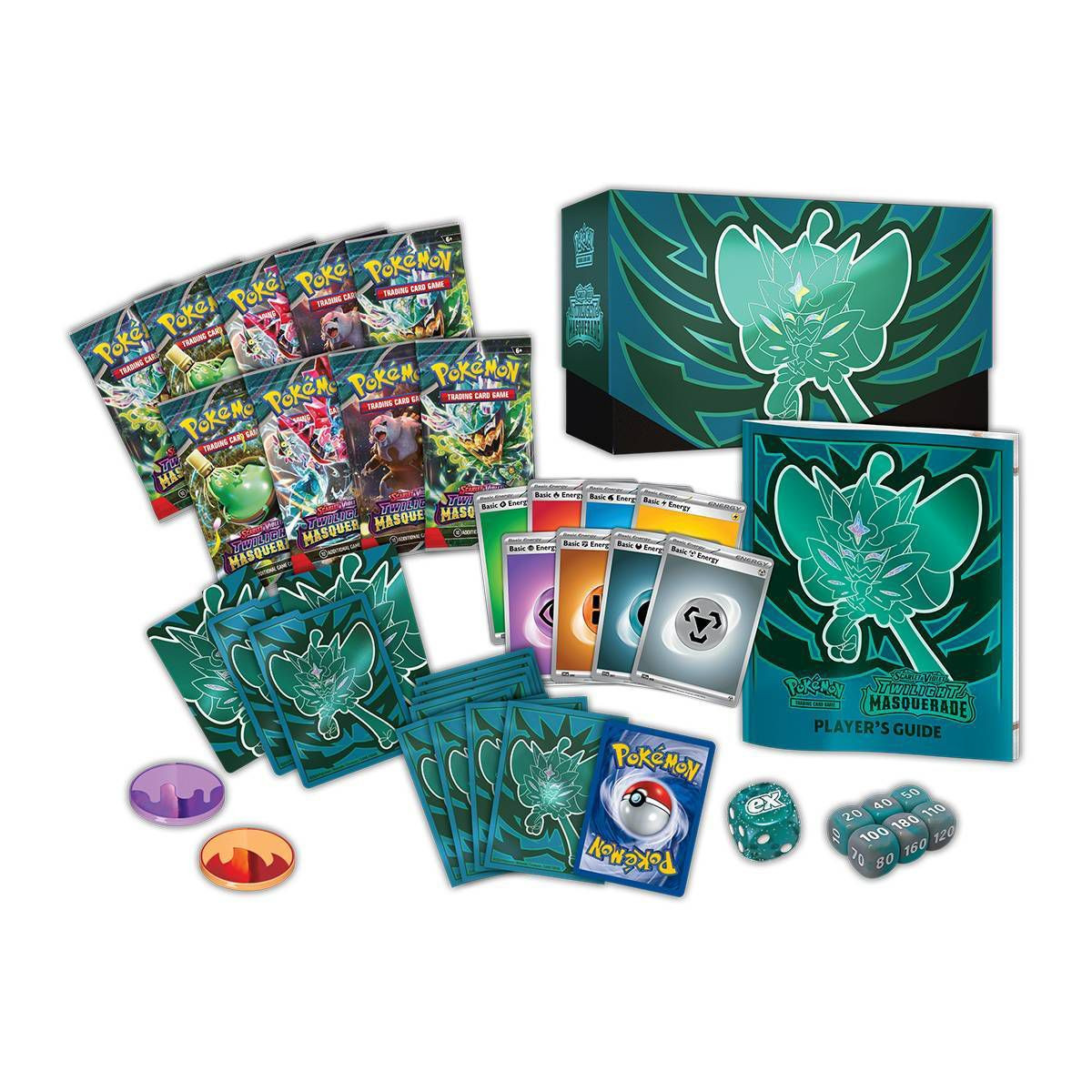 Pokémon Trading Card Game: Scarlet & Violet— Twilight Masquerade Elite Trainer Box | Target