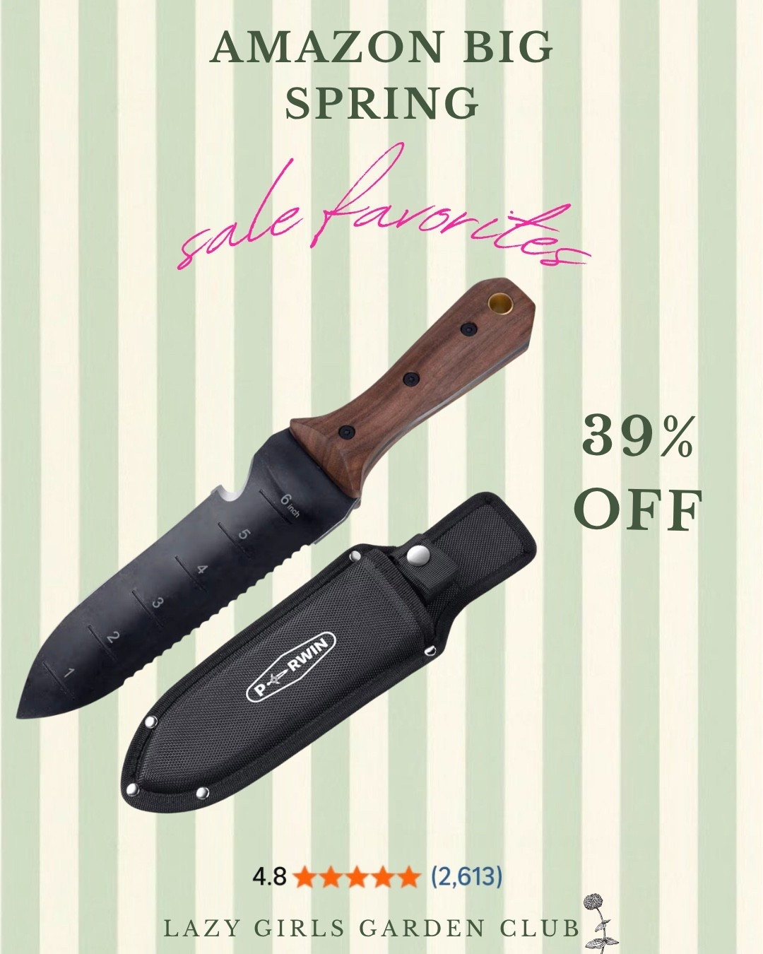 If you don’t have a hori hori garden knife, this one is on sale!!

#LTKSaleAlert #LTKSeasonal #LTKHome