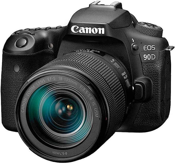 Canon DSLR Camera [EOS 90D] with 18-135 is USM Lens | Built-in Wi-Fi, Bluetooth, DIGIC 8 Image Pr... | Amazon (US)