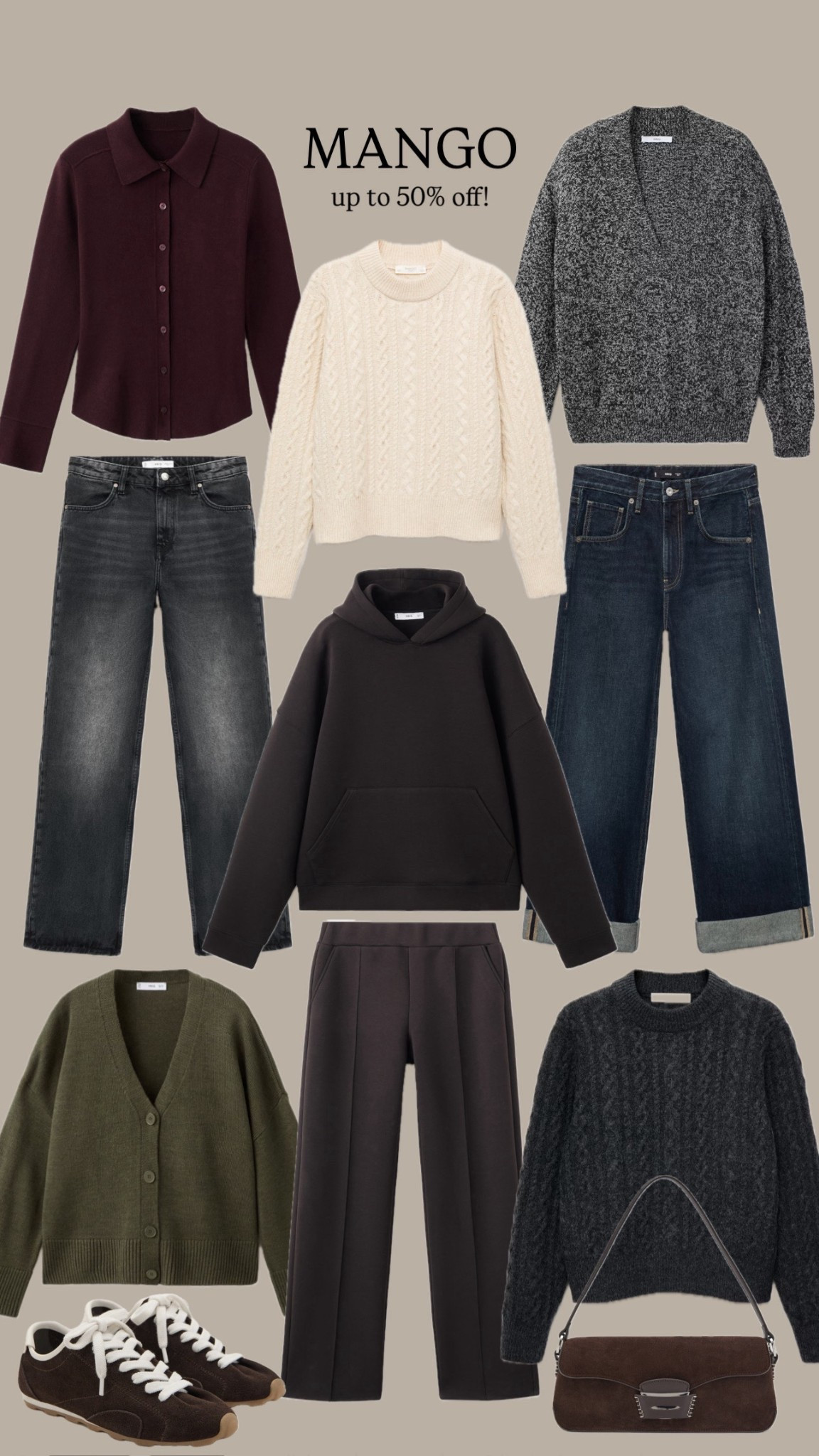 Ad Mango Black Friday sale
Picks: jeans & knitwear 

Cardigan / jumper / turn up jeans 

#LTKCyberWeek #LTKwinter #LTKsale